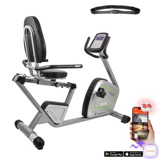 Rower treningowy rehabilitacyjny poziomy inSPORTline inCondi R60i + pas piersiowy