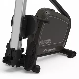 Wioślarz magnetyczny inSPORTline RW60 + pas piersiowy - Szary