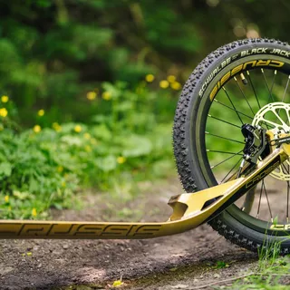 Hulajnoga Crussis Cross 9.2-1 złoto-czarna 27,5/20"