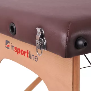 Stół do masażu inSPORTline Taisage wzmacniany - Kremowo-żółty