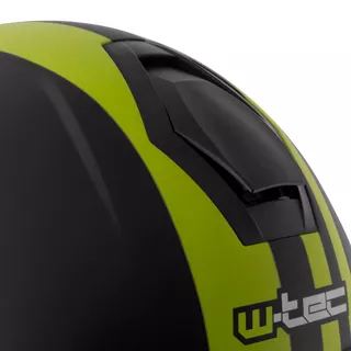Kask motocyklowy otwarty W-TEC V586 z blendą - Biały perłowy