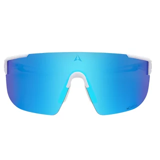 Fotochromowe sportowe okulary przeciwsłoneczne Altalist Kaku SP4 - biały z niebieskimi okularami