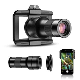 Zestaw teleobiektyw i makro Apexel TM6 ∙ zoom optyczny 6x ∙ ogniskowa makro 150 mm ∙ kompatybilny z iOS/Android ∙ antyrefleksyjne powłoki ∙ waga 203 g