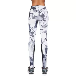 Damskie sportowe legginsy BAS BLEU Calypso - Szaro-biały