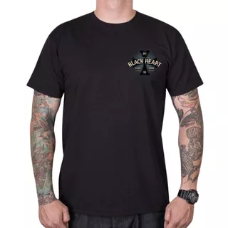Koszulka ma motocykl T-shirt BLACK HEART Ava