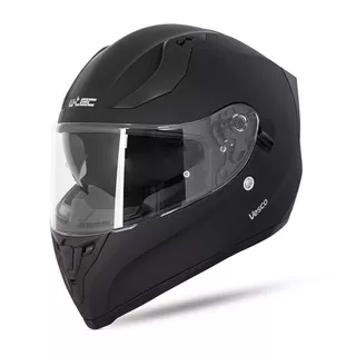 Kask integralny motocyklowy zamknięty z blendą W-TEC Vesco - Błyszczący czarno-niebieski - Czarny mat-refleks
