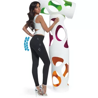 Legginsy damskie push-up BAS BLEU Iggy - Czarny