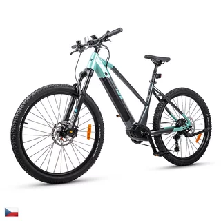 Damski górski rower elektryczny inSPORTline ISL Asuki 630 Wh 27,5" - model 2025 - Aqua Blue