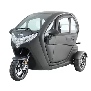 Elektryczny skuter W-TEC Tukago ∙ zabudowany ∙ trójkołowy ∙ prędkość 25 km/h ∙ zasięg 50 km ∙ nośność 240 kg ∙ kamera cofania - Czarny