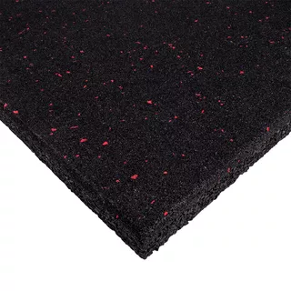 Mata ochronna pod sprzęt inSPORTline Proteko II 50x50x3 cm - Czarno-czerwony