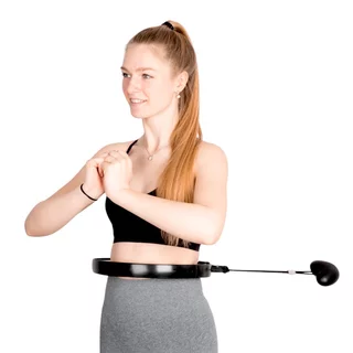 Hula hop z magnesami i obciążeniem inSPORTline Weight Hoop Feel 69-108 cm