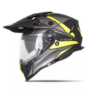 Kask motocyklowy 3w1 W-TEC Valso Graphic - biało-czerwono-niebieski