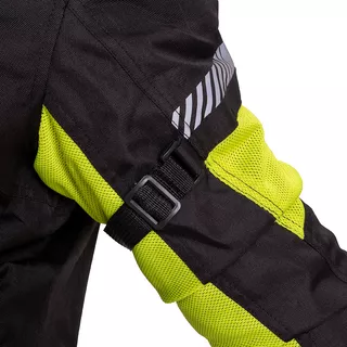 Męska kurtka motocyklowa letnia W-TEC Saigair - Fluo Yellow-Black