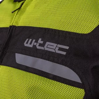 Męska kurtka motocyklowa letnia W-TEC Saigair - Fluo Yellow-Black