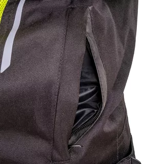 Męska kurtka motocyklowa letnia W-TEC Saigair - Fluo Yellow-Black