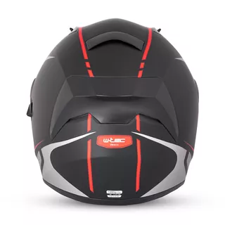 Kask integralny motocyklowy zamknięty z blendą W-TEC Vesco - Błyszczący czarno-niebieski
