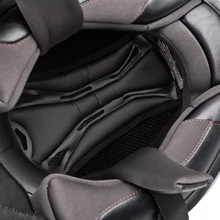 Kask integralny motocyklowy zamknięty z blendą W-TEC Vesco - Błyszczący czarno-niebieski