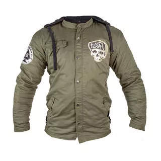 Męska kurtka motocyklowa z aramidem W-TEC Black Heart Hat Skull Jacket - Hat Skull - Garage Built