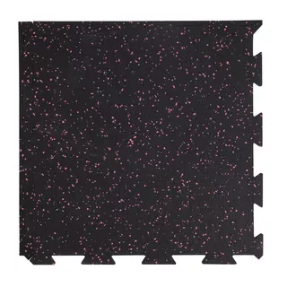 Krawędź maty pod sprzęt inSPORTline Puzeko 50x50x0,5 cm - czarny - wariant A