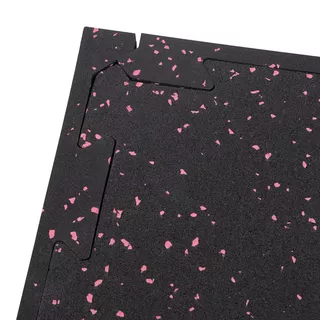 Krawędź maty pod sprzęt inSPORTline Puzeko 50x50x0,5 cm - czarny - wariant A