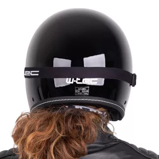 Kask motocyklowy otwarty W-TEC Badachos - Matt.czarny