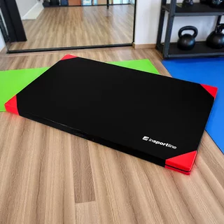 Materac gimnastyczny mata do ćwiczeń inSPORTline Munakor T60 200x120x10 cm - Czarny