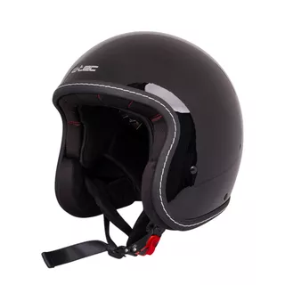 Kask motocyklowy na chopper W-TEC Badachos i gogle Atavist