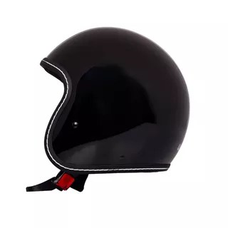 Kask motocyklowy na chopper W-TEC Badachos i gogle Atavist