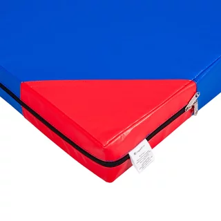 Materac gimnastyczny mata do ćwiczeń inSPORTline Munakor T60 200x120x10 cm - Niebieski