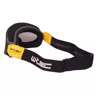 Gogle motocyklowe w stylu retro vintage W-TEC Chesster - Czarny