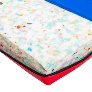 Materac gimnastyczny mata do ćwiczeń inSPORTline Gabyk T90 200x120x6 cm - Niebieski