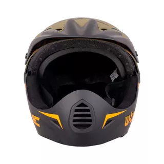 Kask downhill na rower motor enduro zjazdowy W-TEC Campanero Matt Green
