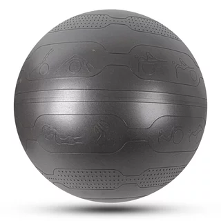 Piłka gimnastyczna fitness inSPORTline Stretch Ball 75 cm - Czarny