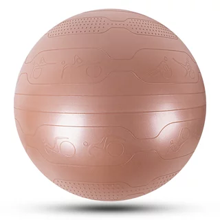 Piłka gimnastyczna fitness inSPORTline Stretch Ball 75 cm - mus mokka - mus mokka