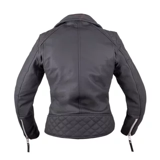 Damska skórzana kurtka motocyklowa W-TEC Brinea - Matt.czarny
