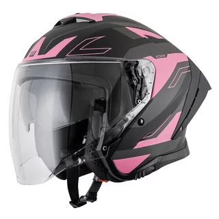 Kask motocyklowy W-TEC Voltik Shockrose ∙ blenda przeciwsłoneczna ∙ system wentylacji ∙ wyjmowana wyściółka