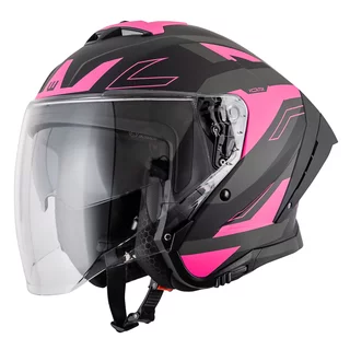 Kask motocyklowy W-TEC Voltik Shockrose ∙ blenda przeciwsłoneczna ∙ system wentylacji ∙ wyjmowana wyściółka