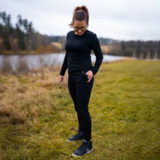 Ogrzewane spodnie damskie W-TEC Insupants Lady - Czarny