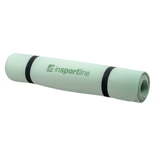 Mata do ćwiczeń fitness inSPORTline EVA 173x60x0,4 cm - Czarny - mentol