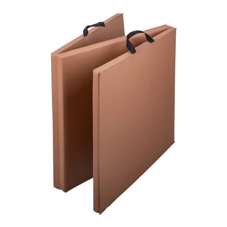 Składany materac gimnastyczny mata inSPORTline Trifold 195x90x5 cm - Czarny