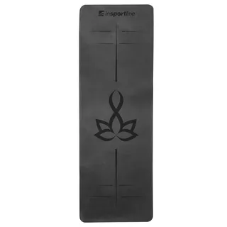 Mata fitness do ćwiczeń inSPORTline Padvana joga, aerobik 183x61cm - Niebieski