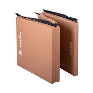 Składany materac gimnastyczny mata inSPORTline Trifold 180x60x5 cm - Czerwony