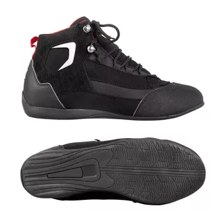 Damskie buty motocyklowe W-TEC Dinvara - Czarno-czerwony