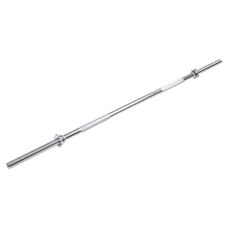 Gryf prosty inSPORTline Welexty 160cm/30mm ∙ z gwintem i zaciskami ∙ nośność 200 kg ∙ stalowa konstrukcja ∙ z gumowymi podkładkami
