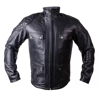 Skórzana kurtka motocyklowa W-TEC Valebravo - Czarny
