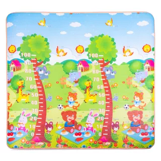 Zwijana mata dla dzieci inSPORTline Lhotino 200x180x1,5 cm - Plaża/Gospodarstwo rolne