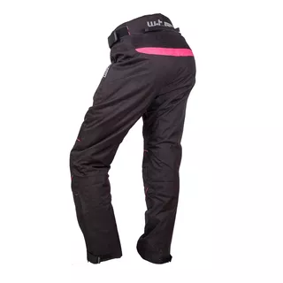 Damskie spodnie motocyklowe W-TEC Durmanes Lady - Czarno-różowy