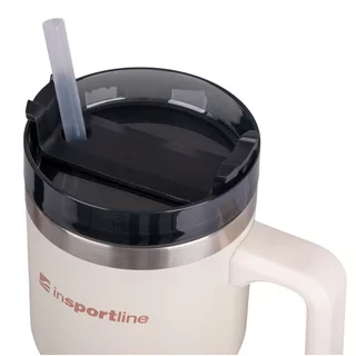 Kubek termiczny termos inSPORTline Teasara 600 ml - Czarny