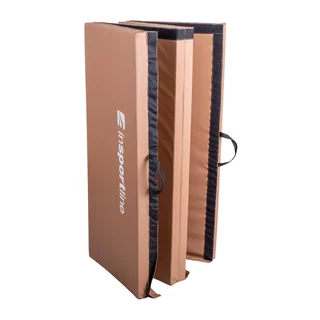 Składany materac gimnastyczny mata inSPORTline Kvadfold 200x120x5 cm - Czerwony