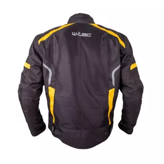 Męska letnia kurtka motocyklowa W-TEC Tosheck - Czarno-żółty